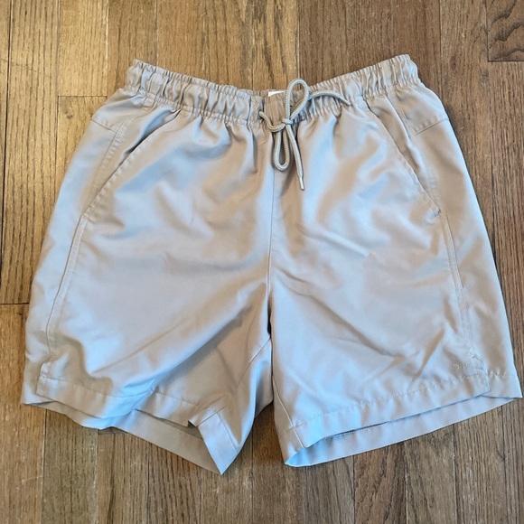 Tan Athletic Drawstring Shorts - Picture 1 of 3